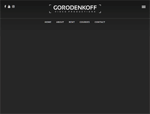 Tablet Screenshot of gorodenkoff.com